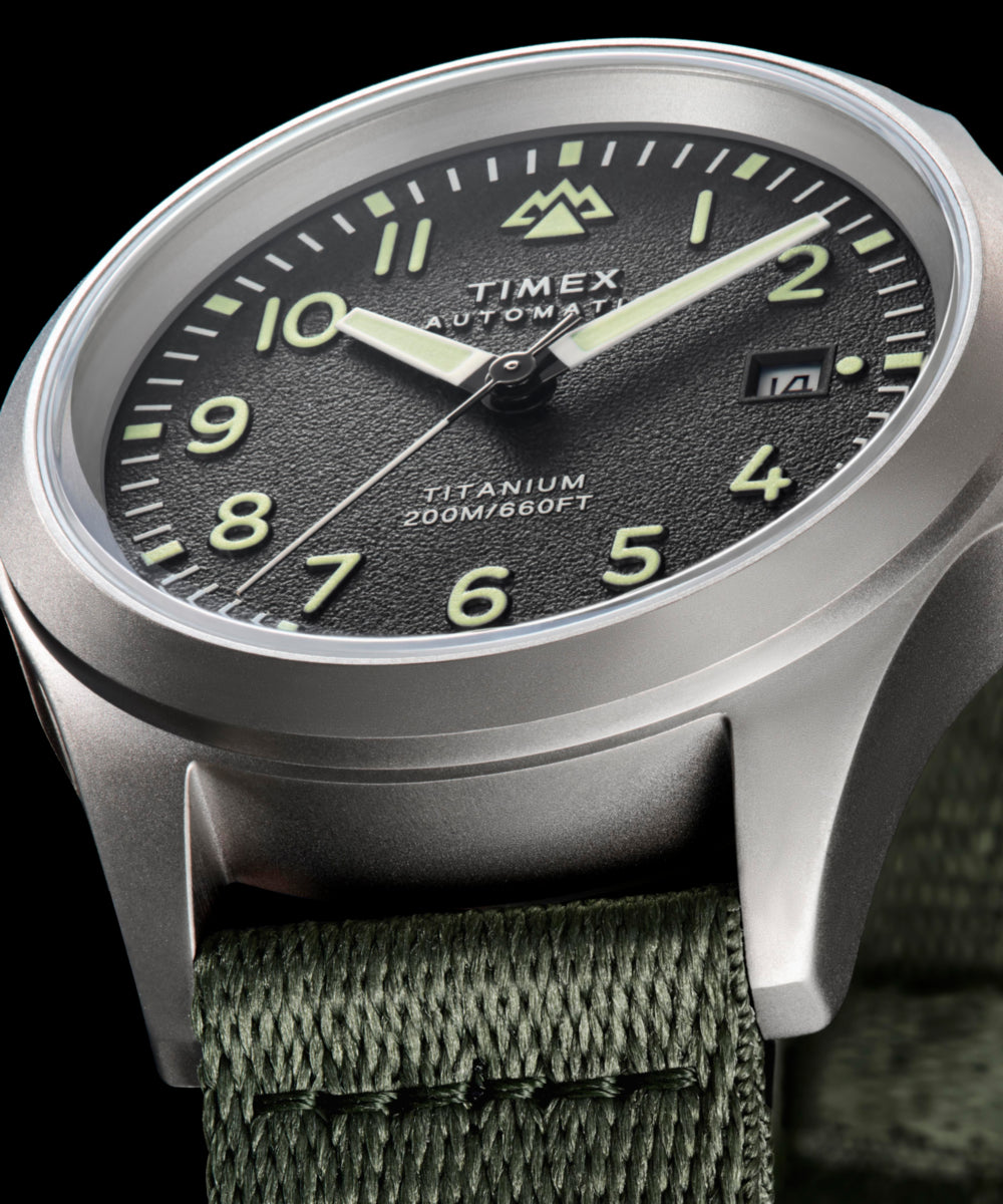 Timex Expedition Field Post Titanium Automatic 41mm Recycled Fabric Strap W
