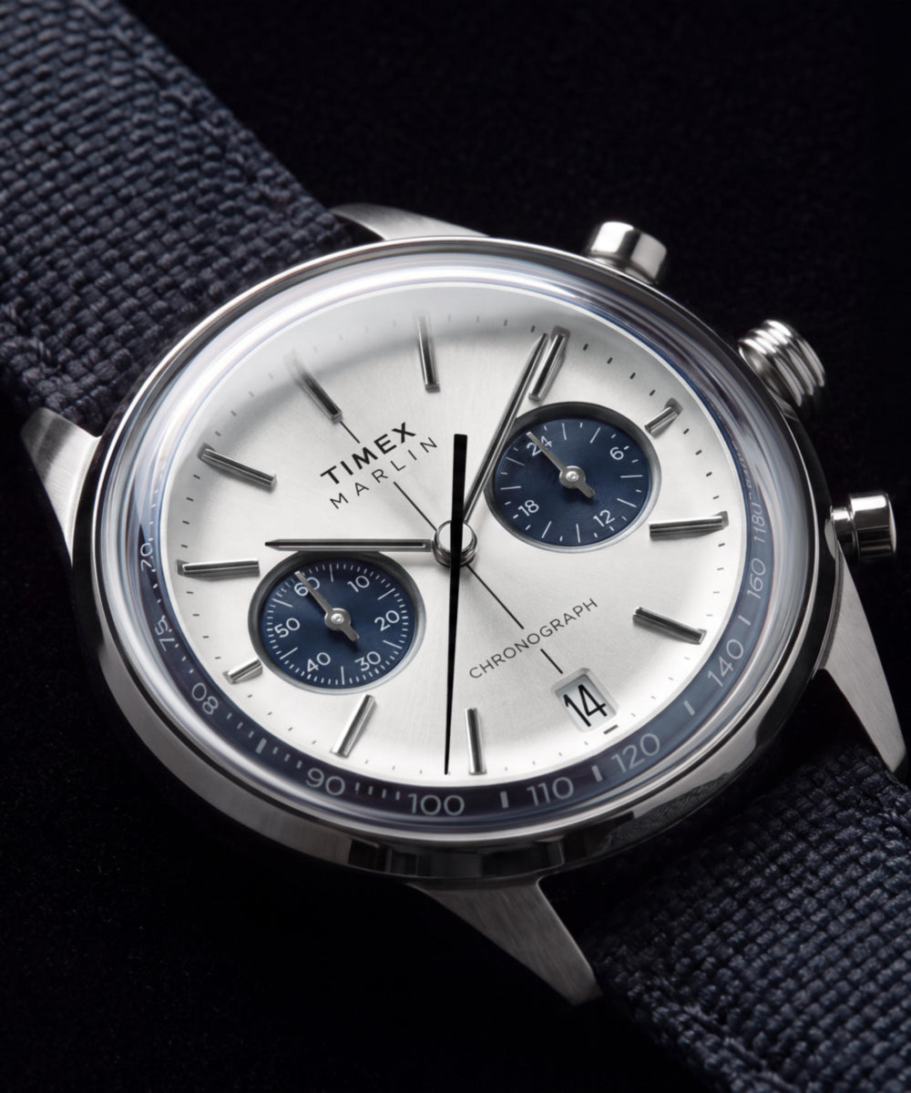 Timex Marlin Jet Chronograph 40mm Fabric Strap Watch