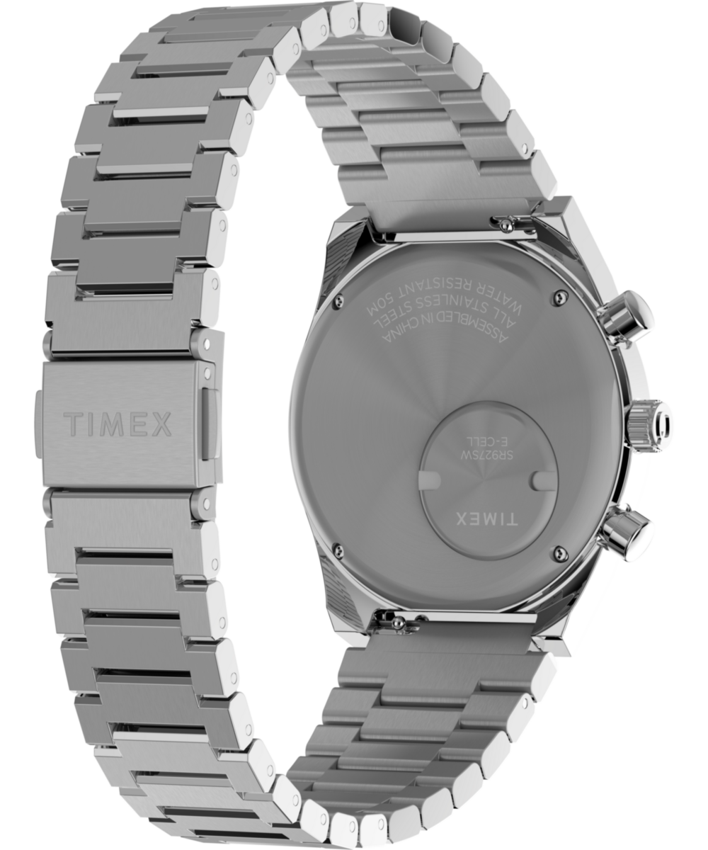 Timex Q Timex Falcon Eye Chronograph 40mm Stainless Steel Bracelet Watch