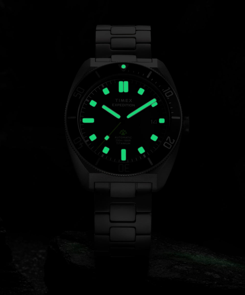 Timex Expedition Pioneer Titanium Automatic 41mm Bracelet Watch