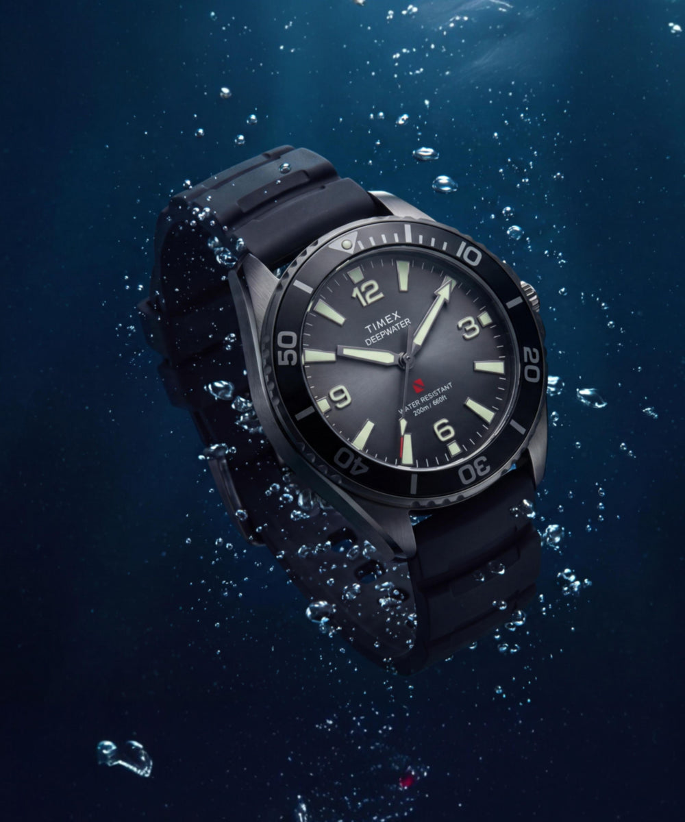 Timex Deepwater Arctic 200 40.5mm HNBR Synthetic Rubber Strap Watch