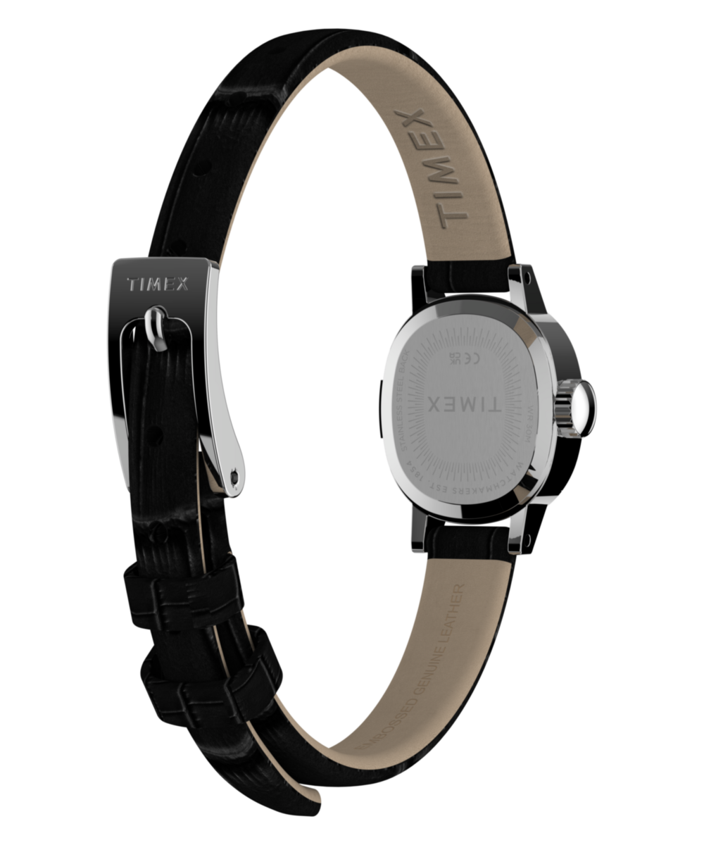 Timex Cavatina Mini 17mm Leather Strap Watch