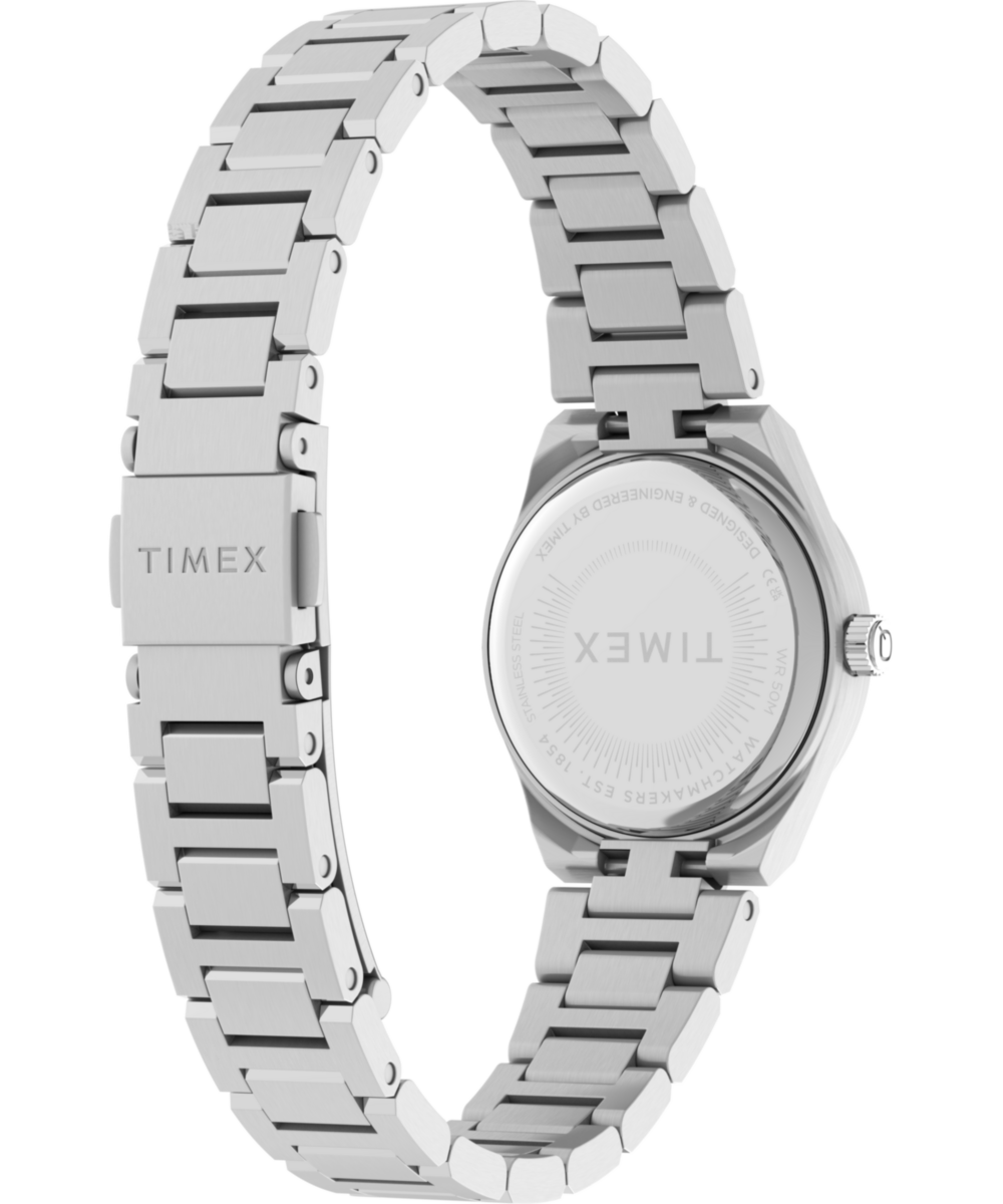 Timex Q Timex Continental Mini 24mm Stainless Steel Bracelet Watch