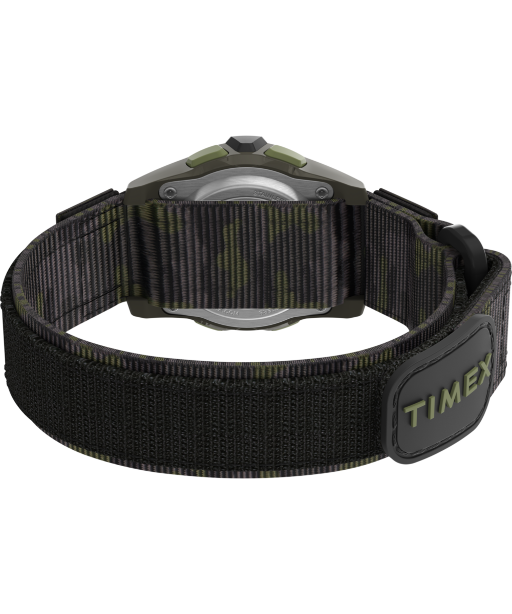 Timex TIMEX TIME MACHINES 35mm Green/Brown Camo Fast Wrap Kids Digital Wat