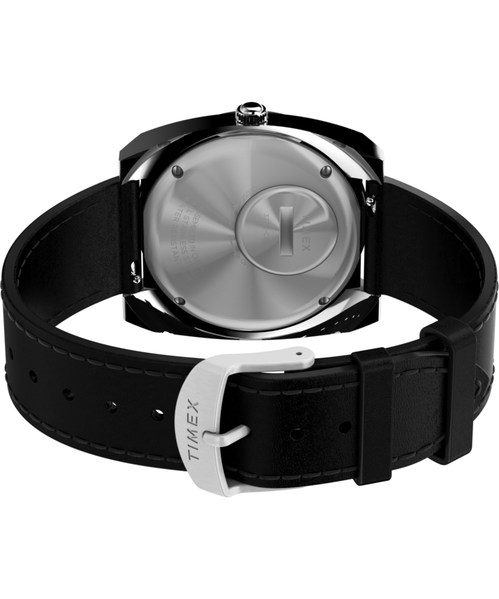 Timex Timex World Time 1972 Reissue 39mm Leather Strap Watch