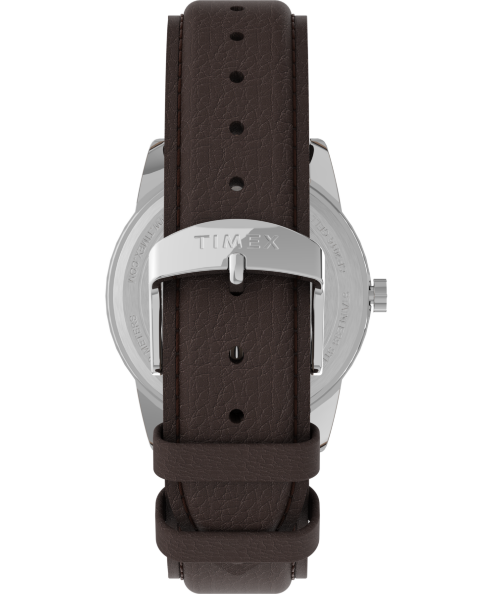 Timex Easy Reader 38mm Leather Strap Watch