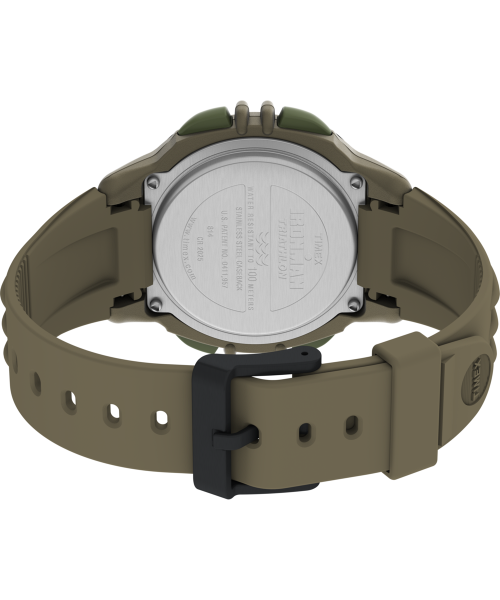 Timex Huckberry x TIMEX IRONMAN Flix 100 Lap 42mm Resin Strap Watch