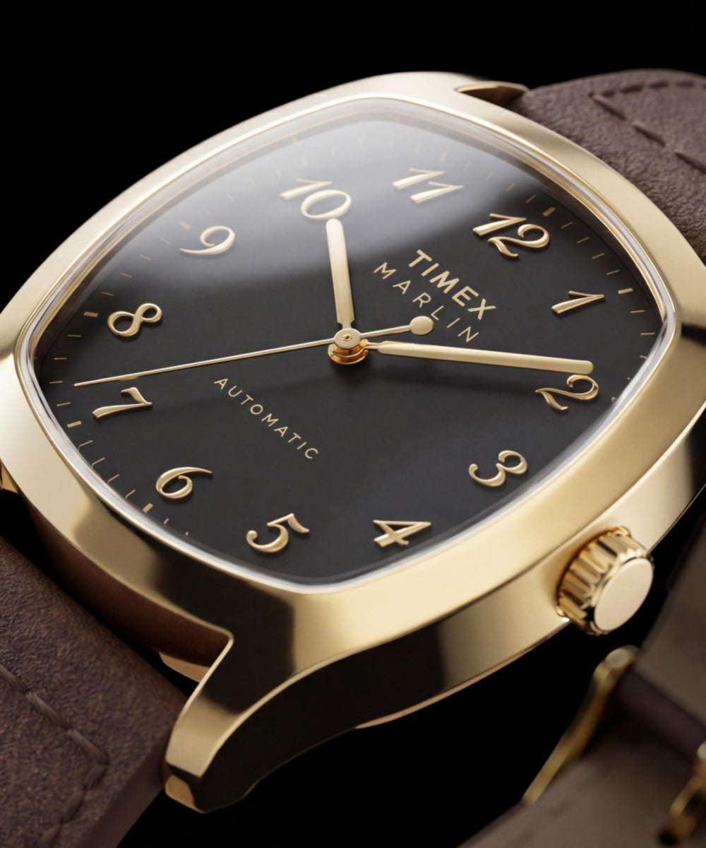 Timex Marlin Chatham Automatic 36mm Leather Strap Watch