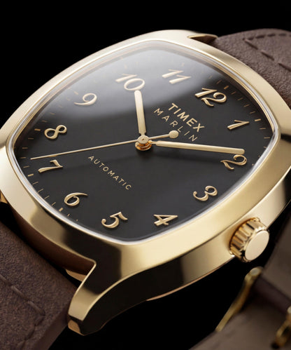 Timex Marlin Chatham Automatic 36mm Leather Strap Watch