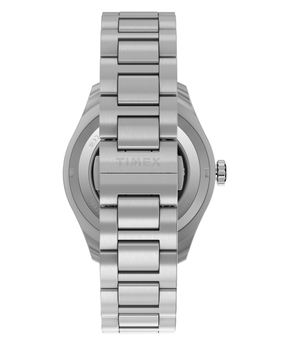 Timex Pan Am x Timex Waterbury Automatic GMT 41.5mm Stainless Steel Bracel