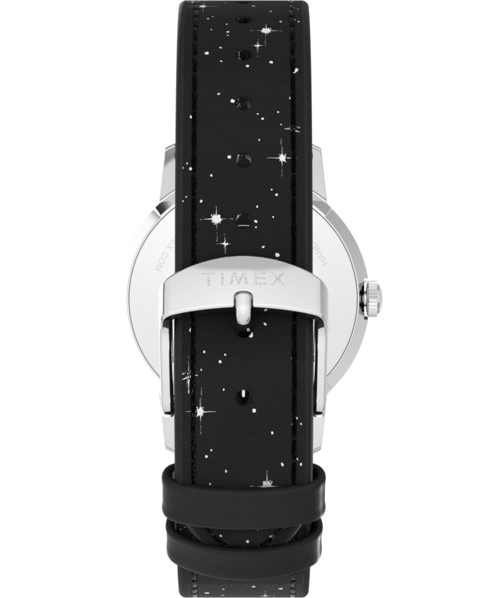 Timex Peanuts x Timex Marlin Hand-Wound Space 34mm Leather Strap Watch