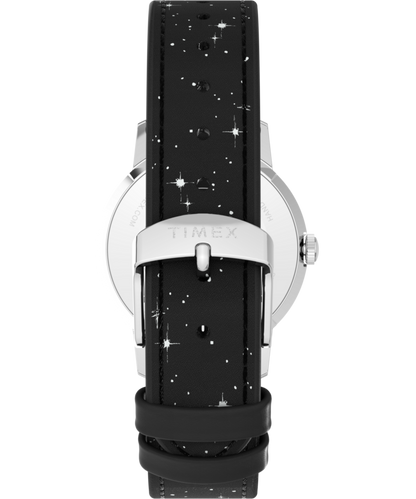 Timex Peanuts x Timex Marlin Hand-Wound Space 34mm Leather Strap Watch