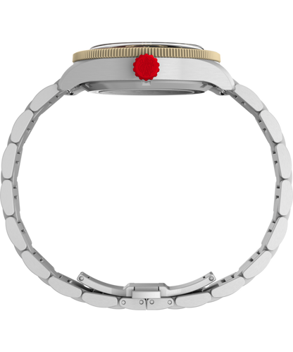 Timex Waterbury Heritage Automatic GMT 41.5mm Stainless Steel Bracelet Watch