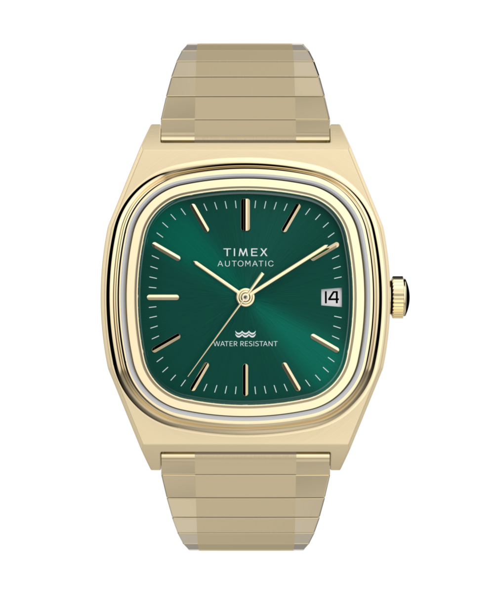Timex Timex Automatic 1983 E Line 34mm Stainless Steel Expansion Band Watch