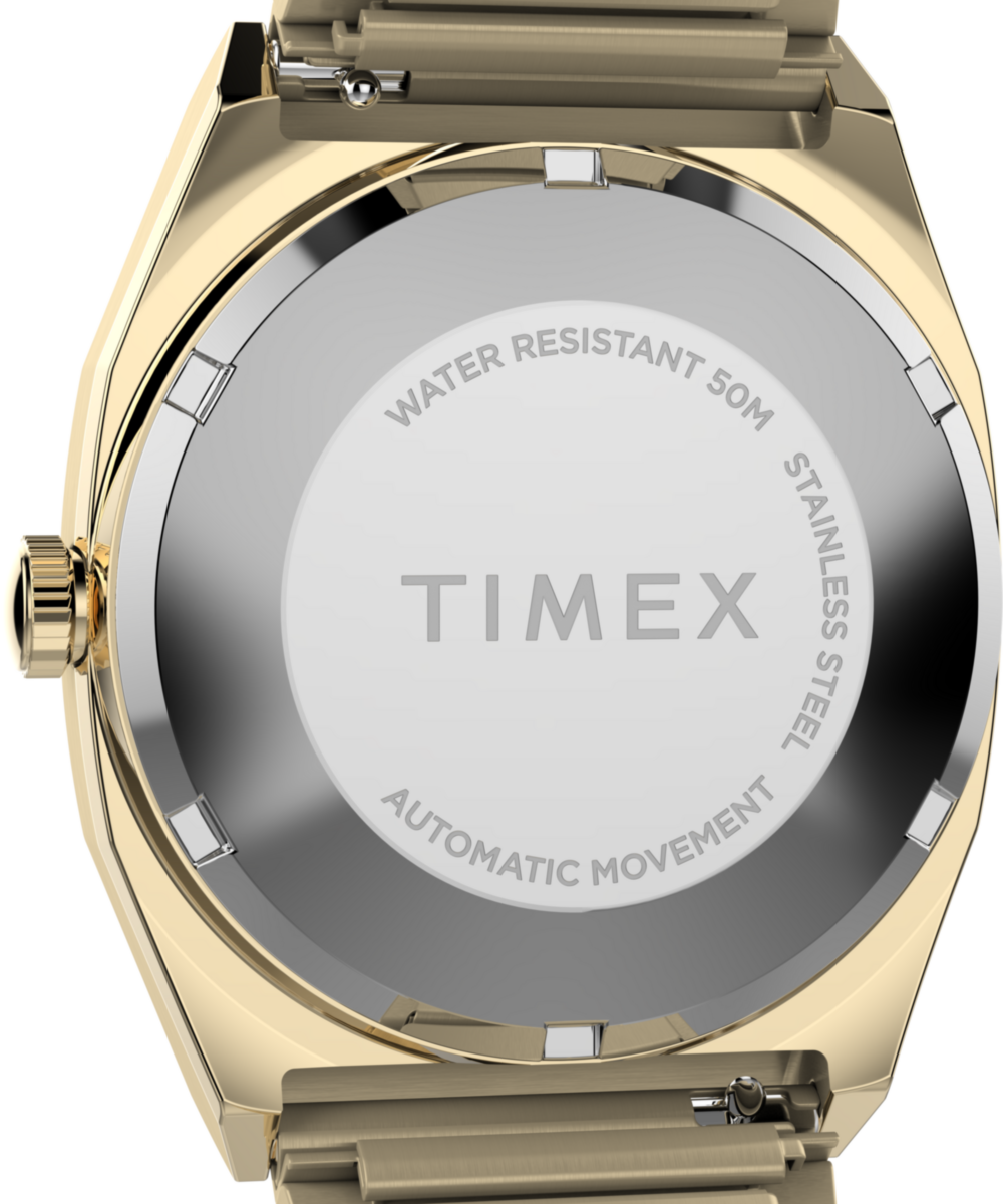 Timex Timex Automatic 1983 E Line 34mm Stainless Steel Expansion Band Watch