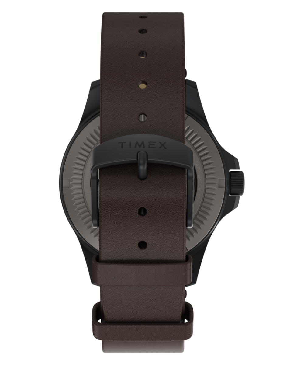 Timex Expedition Field Post Titanium Automatic 41mm Leather Strap Watch