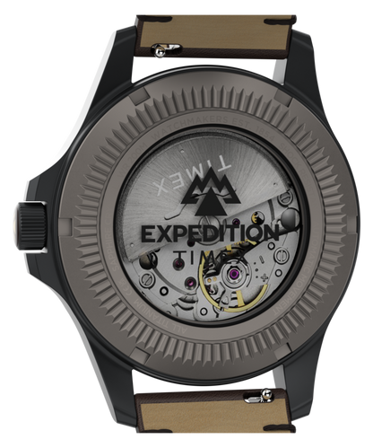 Timex Expedition Field Post Titanium Automatic 41mm Leather Strap Watch
