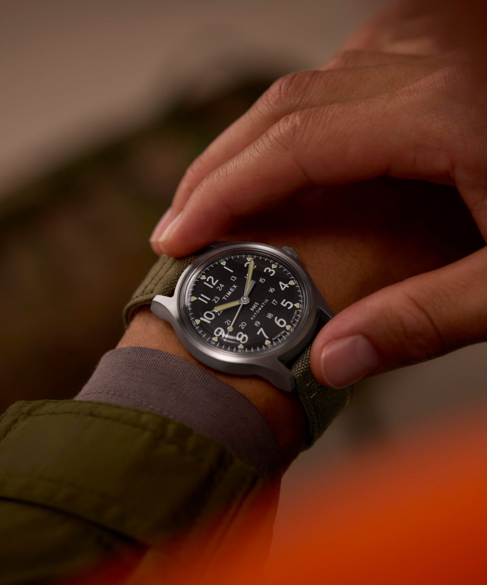 Timex MK1 Automatic 40mm Fabric Strap Watch