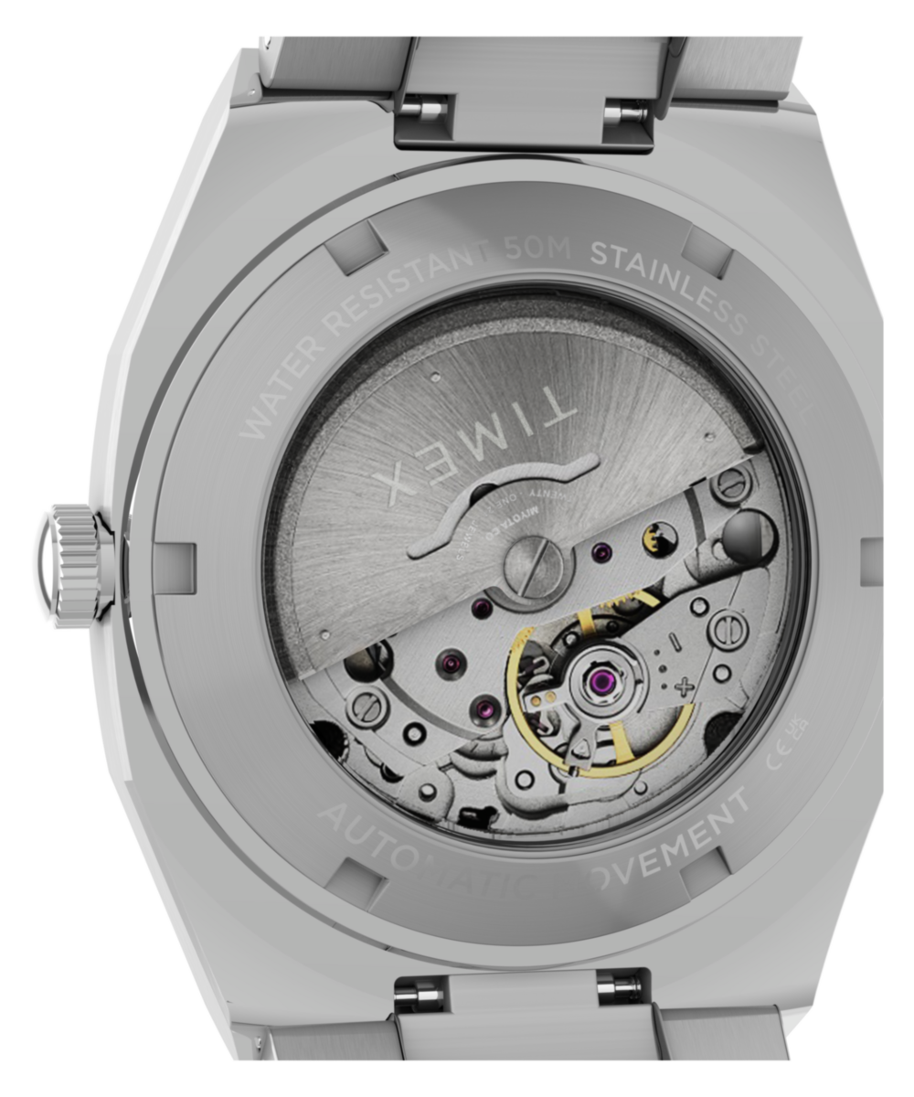 Timex Timex Automatic E Line 38mm Stainless Steel Bracelet Watch