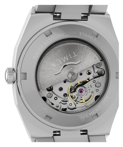 Timex Timex Automatic E Line 38mm Stainless Steel Bracelet Watch