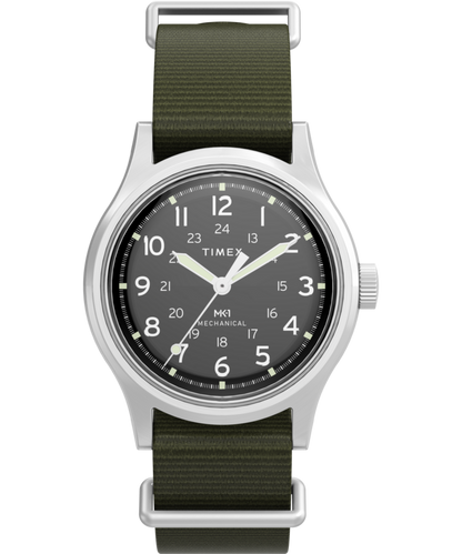 Timex MK1 Hand-Wound 36mm Fabric Strap Watch