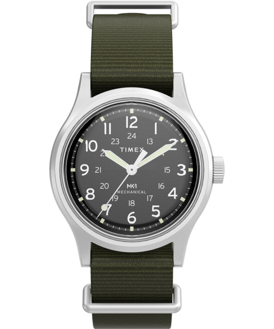 Timex MK1 Hand-Wound 36mm Fabric Strap Watch
