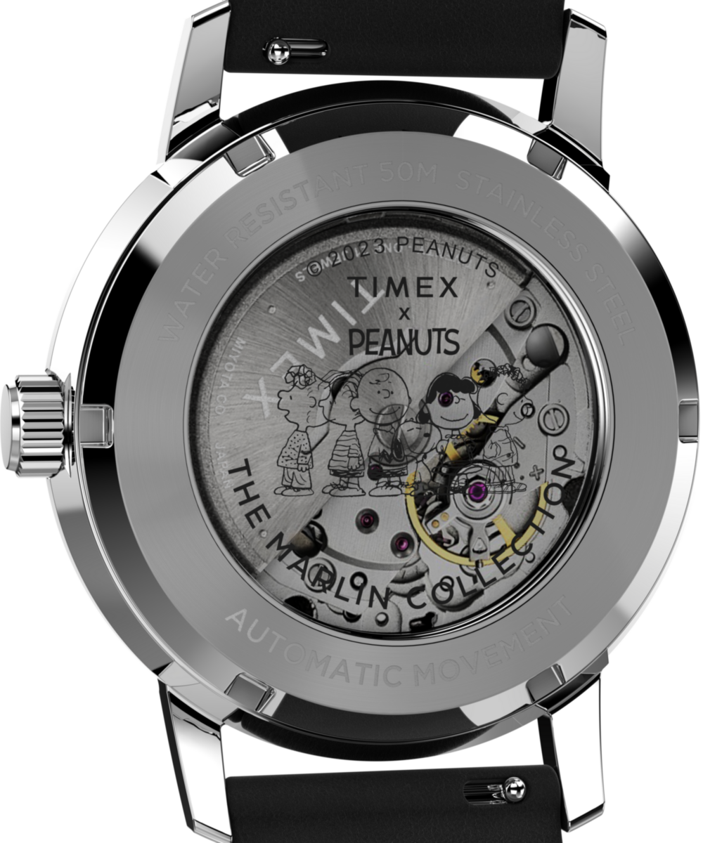 Timex Peanuts x Timex Marlin Automatic Snoopy Flying Ace 40mm Leather Stra