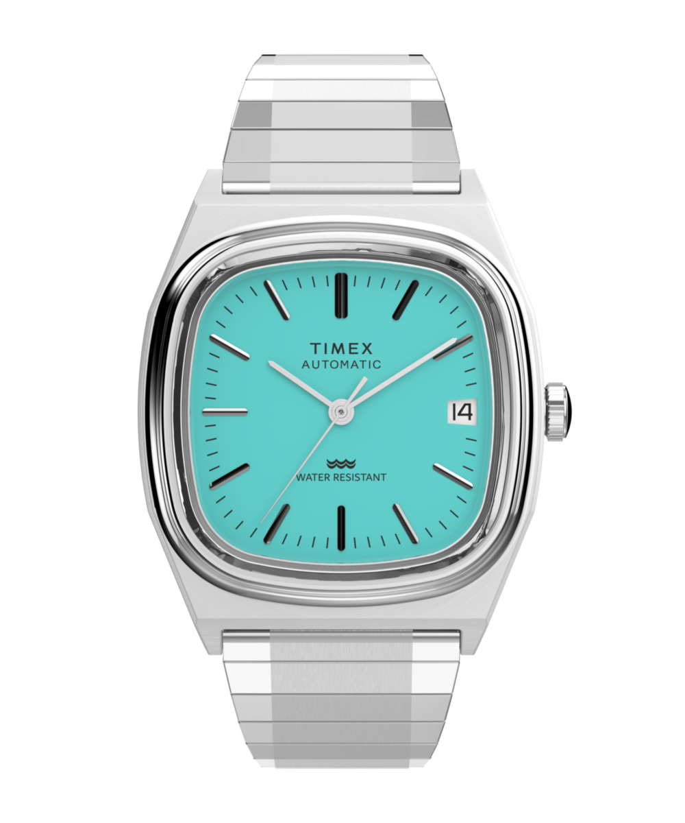 Timex Timex Automatic 1983 E Line 34mm Stainless Steel Expansion Band Watch