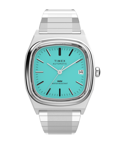Timex Timex Automatic 1983 E Line 34mm Stainless Steel Expansion Band Watch
