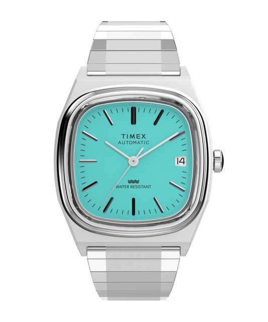 Timex Timex Automatic 1983 E Line 34mm Stainless Steel Expansion Band Watch