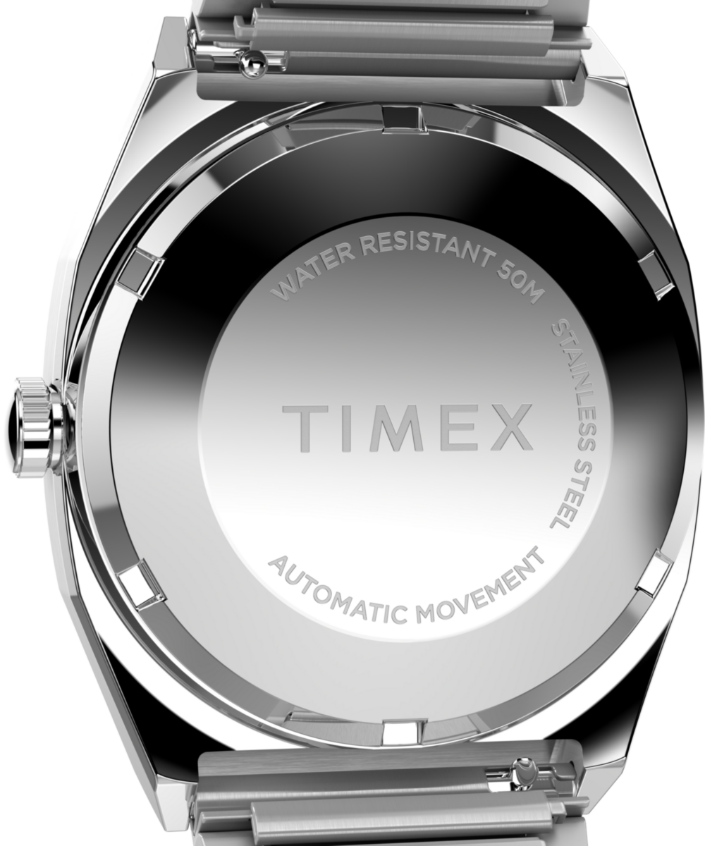 Timex Timex Automatic 1983 E Line 34mm Stainless Steel Expansion Band Watch