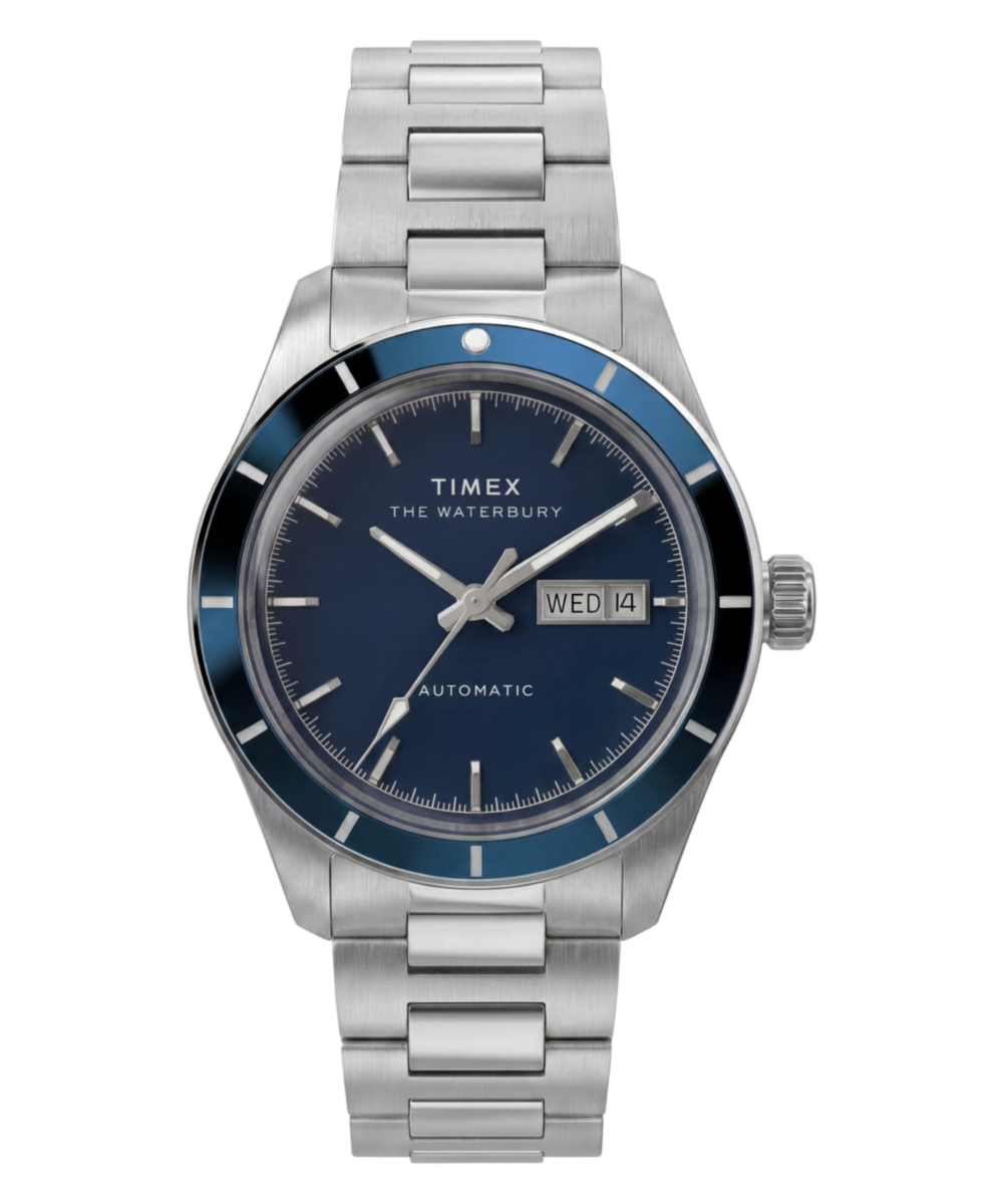 Timex Waterbury Heritage Automatic 39mm Stainless Steel Bracelet Watch