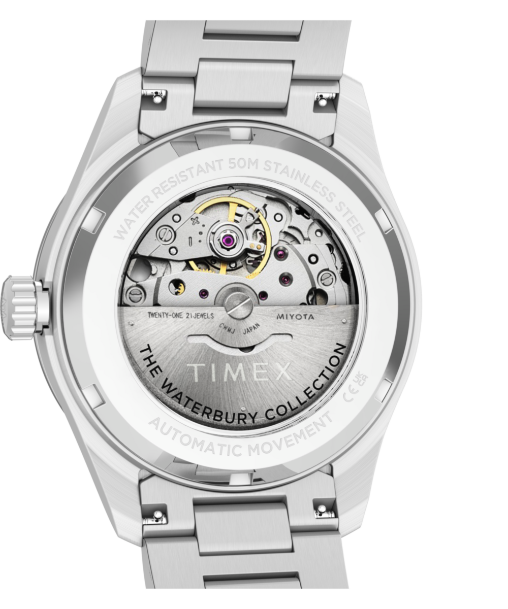 Timex Waterbury Heritage Automatic 39mm Stainless Steel Bracelet Watch