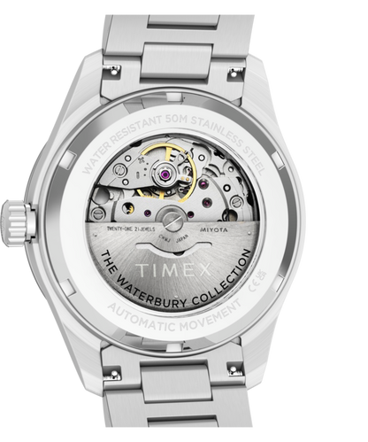 Timex Waterbury Heritage Automatic 39mm Stainless Steel Bracelet Watch