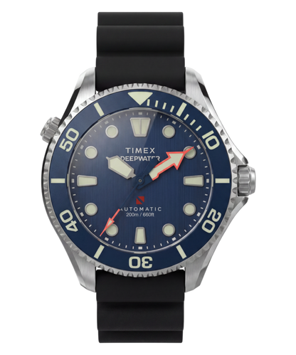 Timex Deepwater Meridian 200 HEV Automatic 44mm HNBR Synthetic Rubber Strap