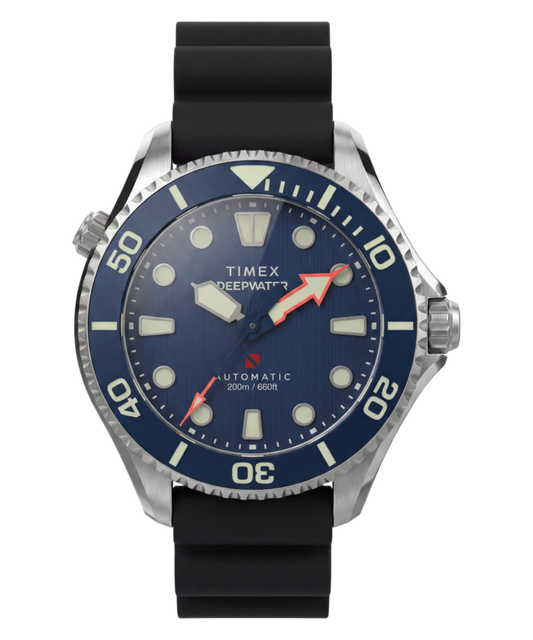 Timex Deepwater Meridian 200 HEV Automatic 44mm HNBR Synthetic Rubber Strap