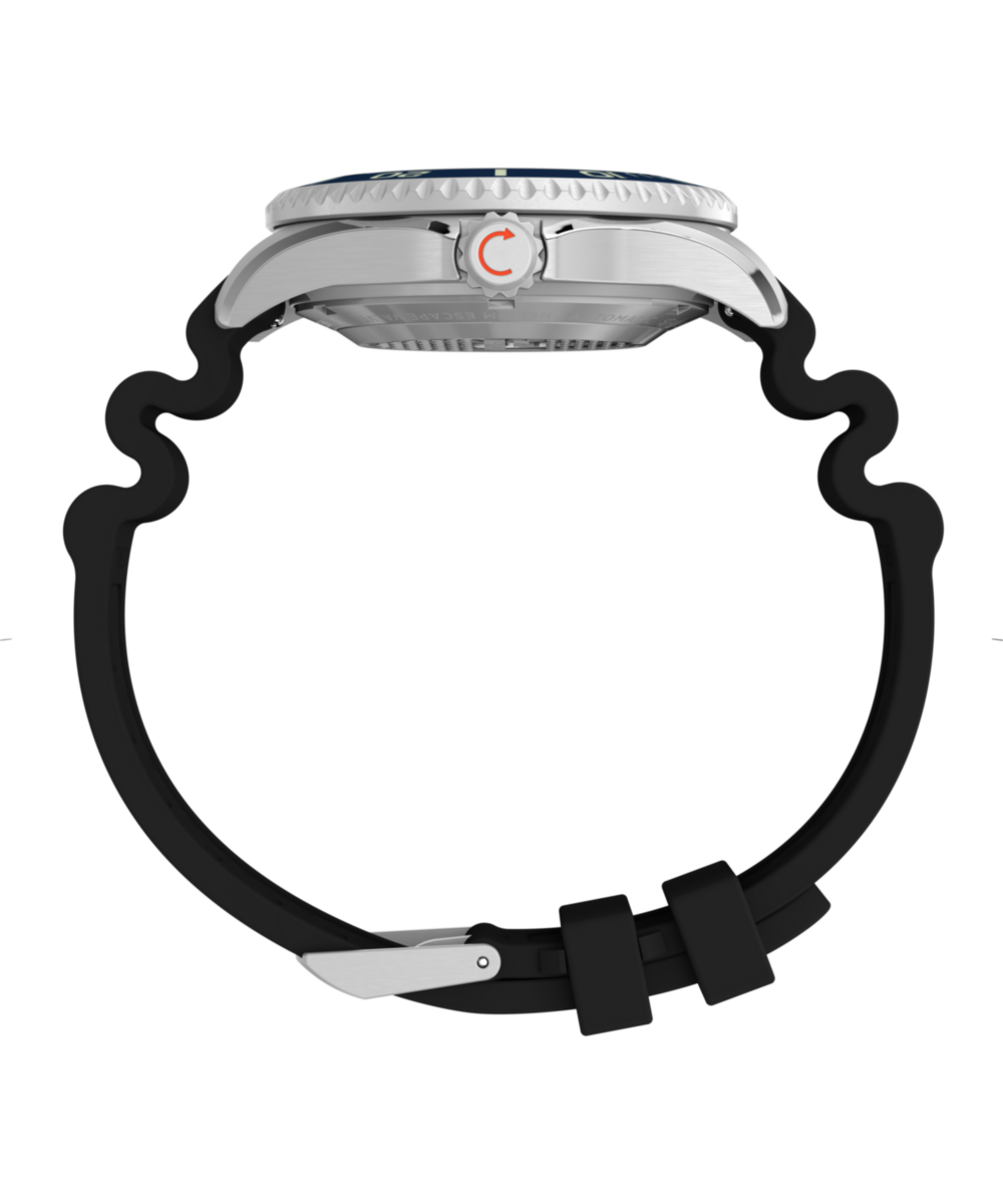Timex Deepwater Meridian 200 HEV Automatic 44mm HNBR Synthetic Rubber Strap