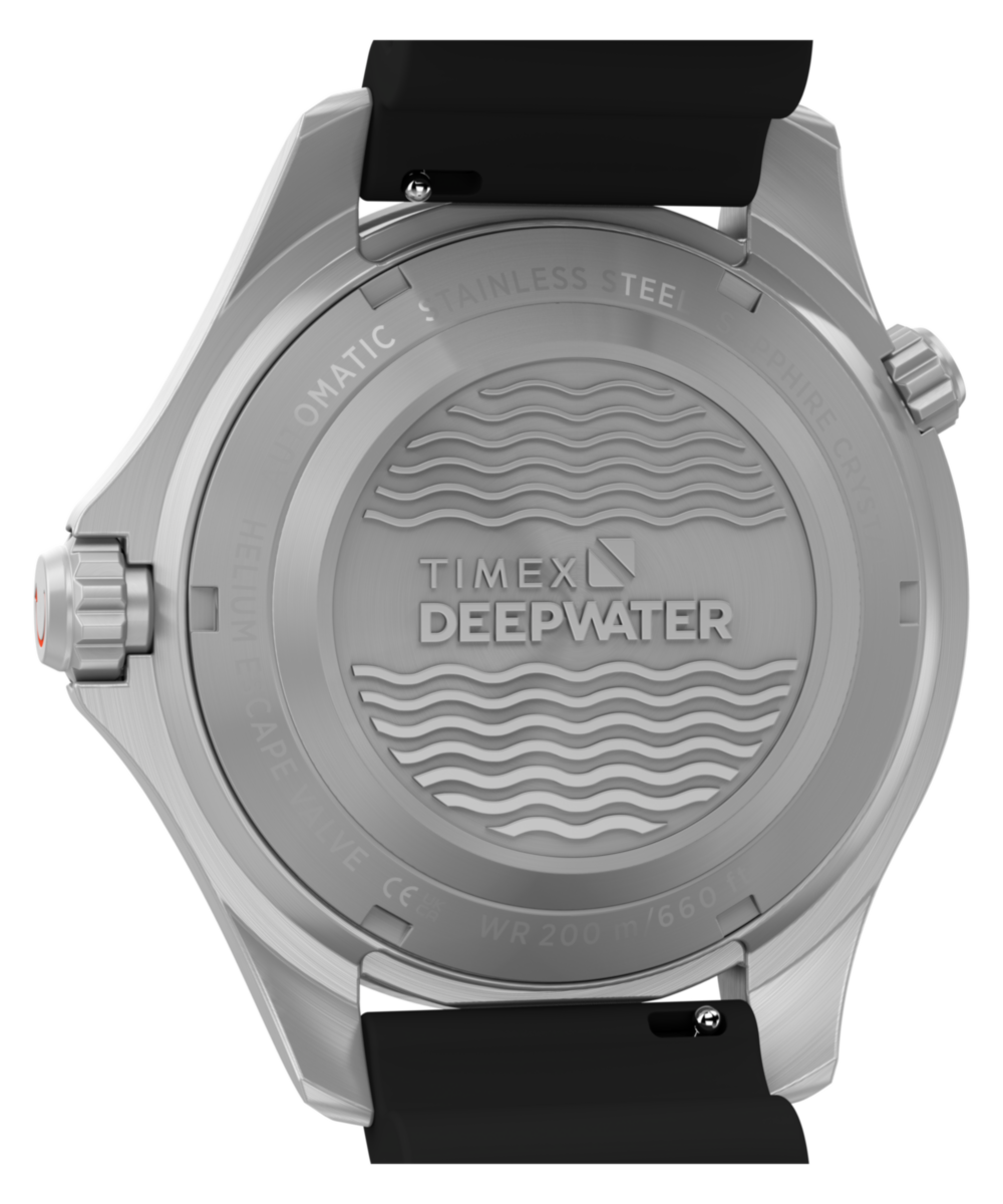 Timex Deepwater Meridian 200 HEV Automatic 44mm HNBR Synthetic Rubber Strap