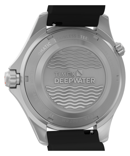 Timex Deepwater Meridian 200 HEV Automatic 44mm HNBR Synthetic Rubber Strap