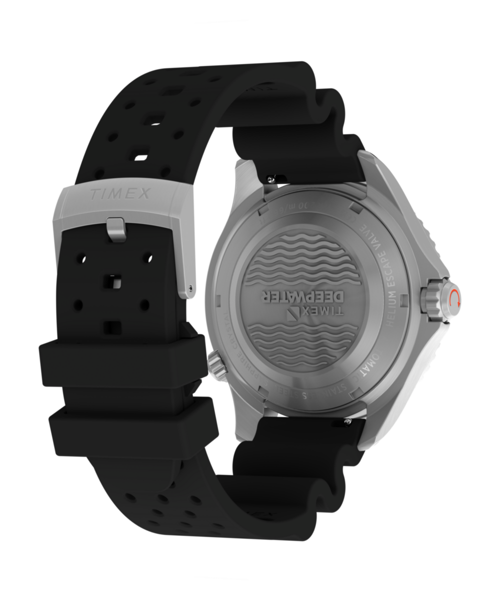 Timex Deepwater Meridian 200 HEV Automatic 44mm HNBR Synthetic Rubber Strap
