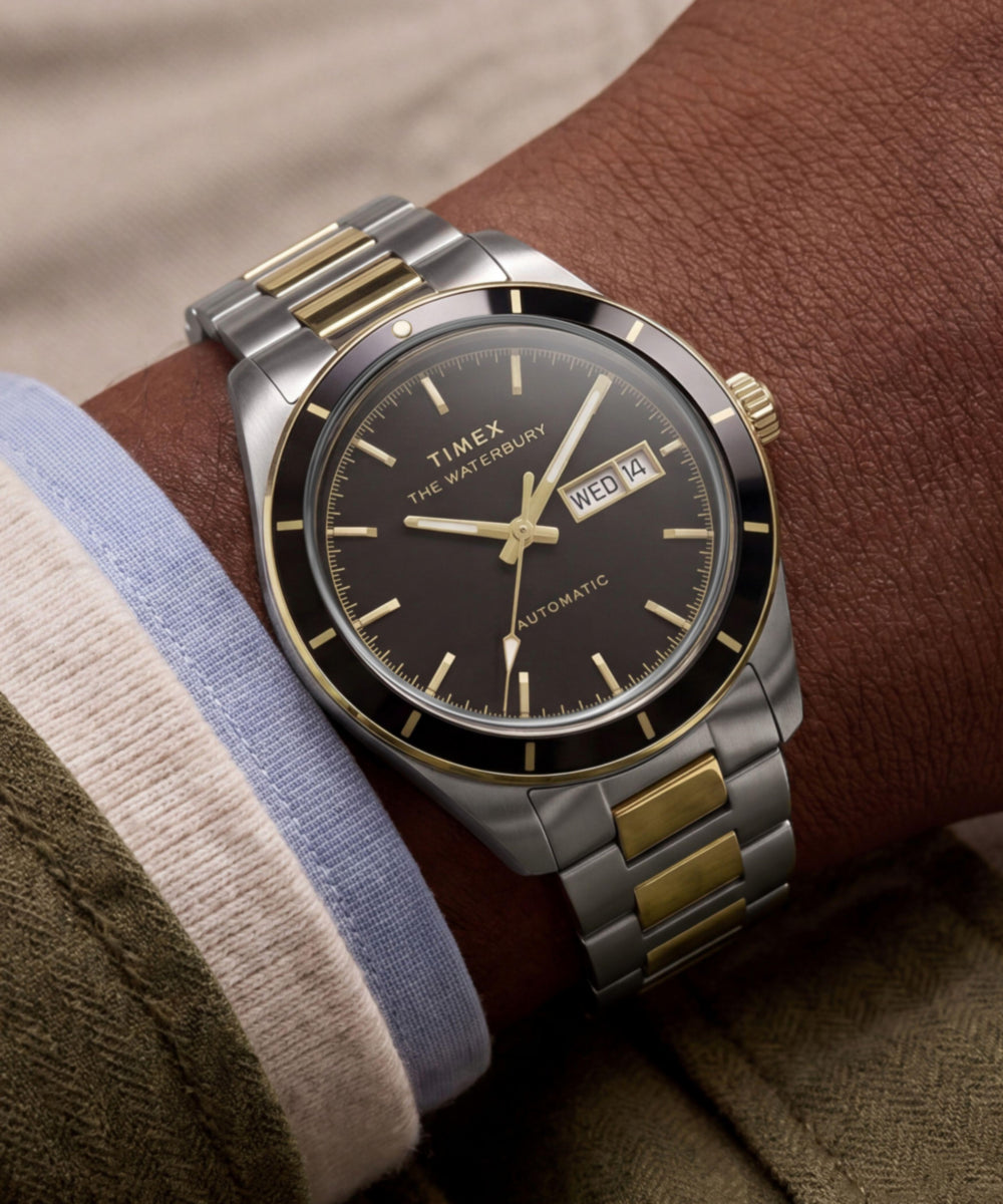 Timex Waterbury Heritage Automatic 39mm Stainless Steel Bracelet Watch