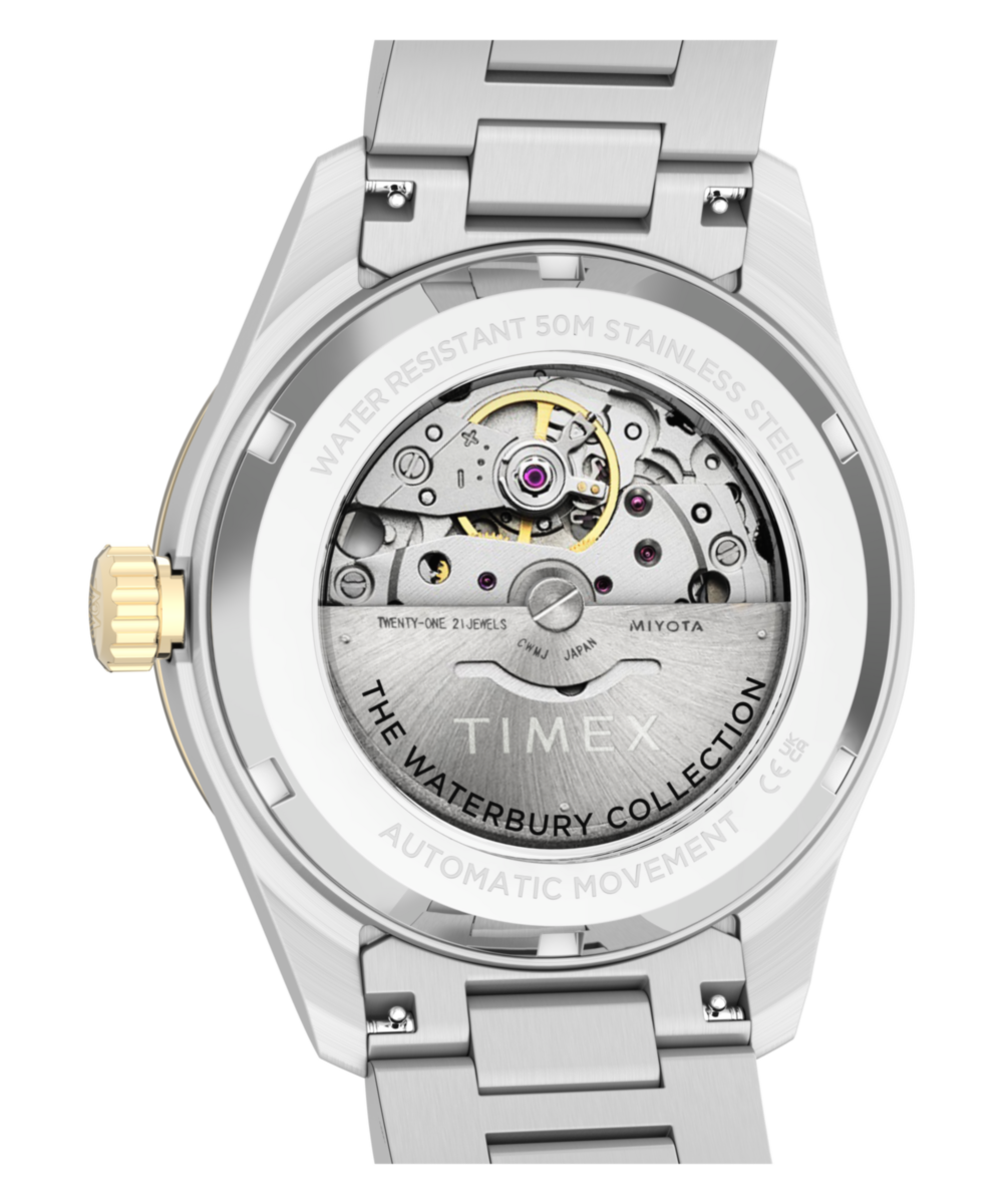 Timex Waterbury Heritage Automatic 39mm Stainless Steel Bracelet Watch