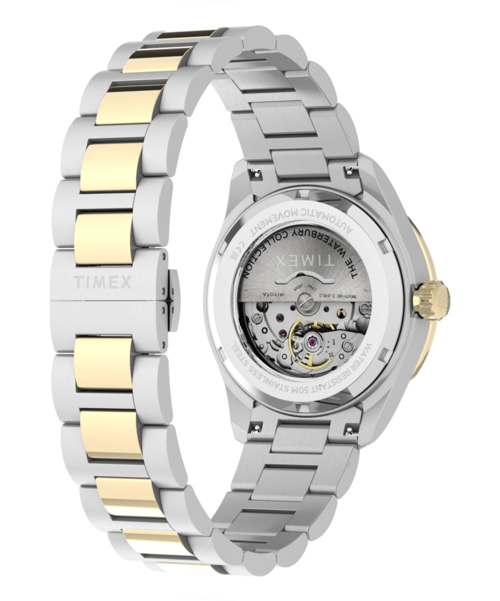 Timex Waterbury Heritage Automatic 39mm Stainless Steel Bracelet Watch