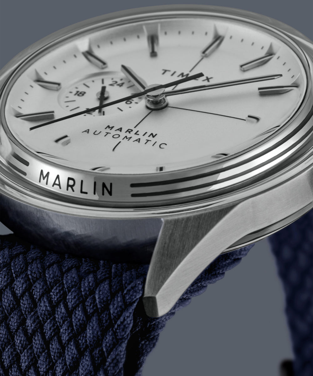 Timex Marlin Jet Automatic 38mm Fabric Strap Watch