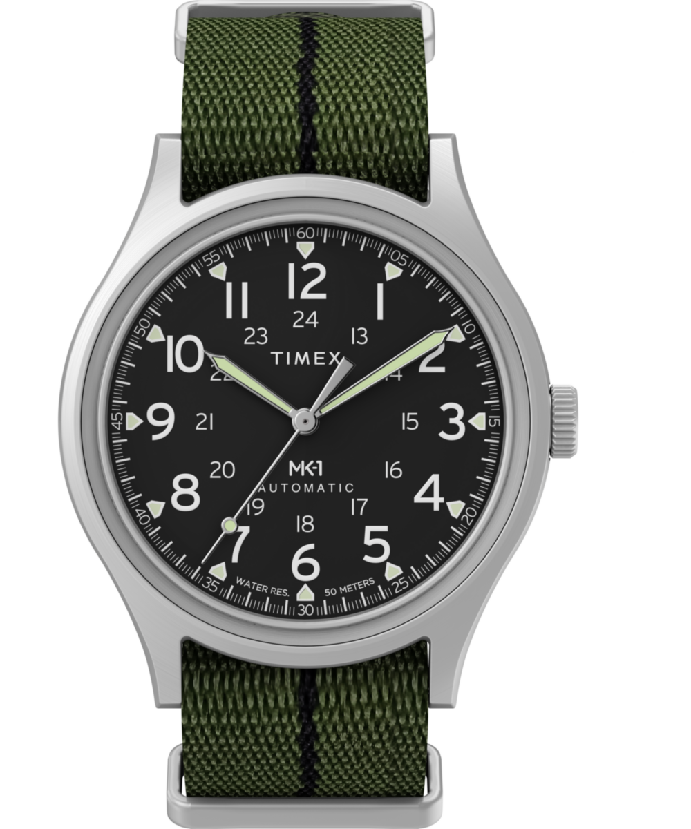 Timex MK1 Automatic 40mm Fabric Strap Watch