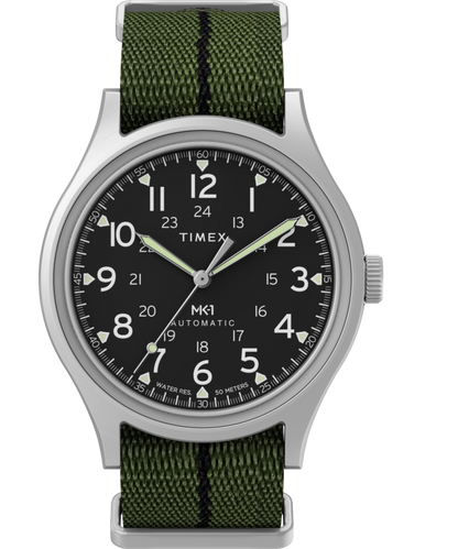 Timex MK1 Automatic 40mm Fabric Strap Watch