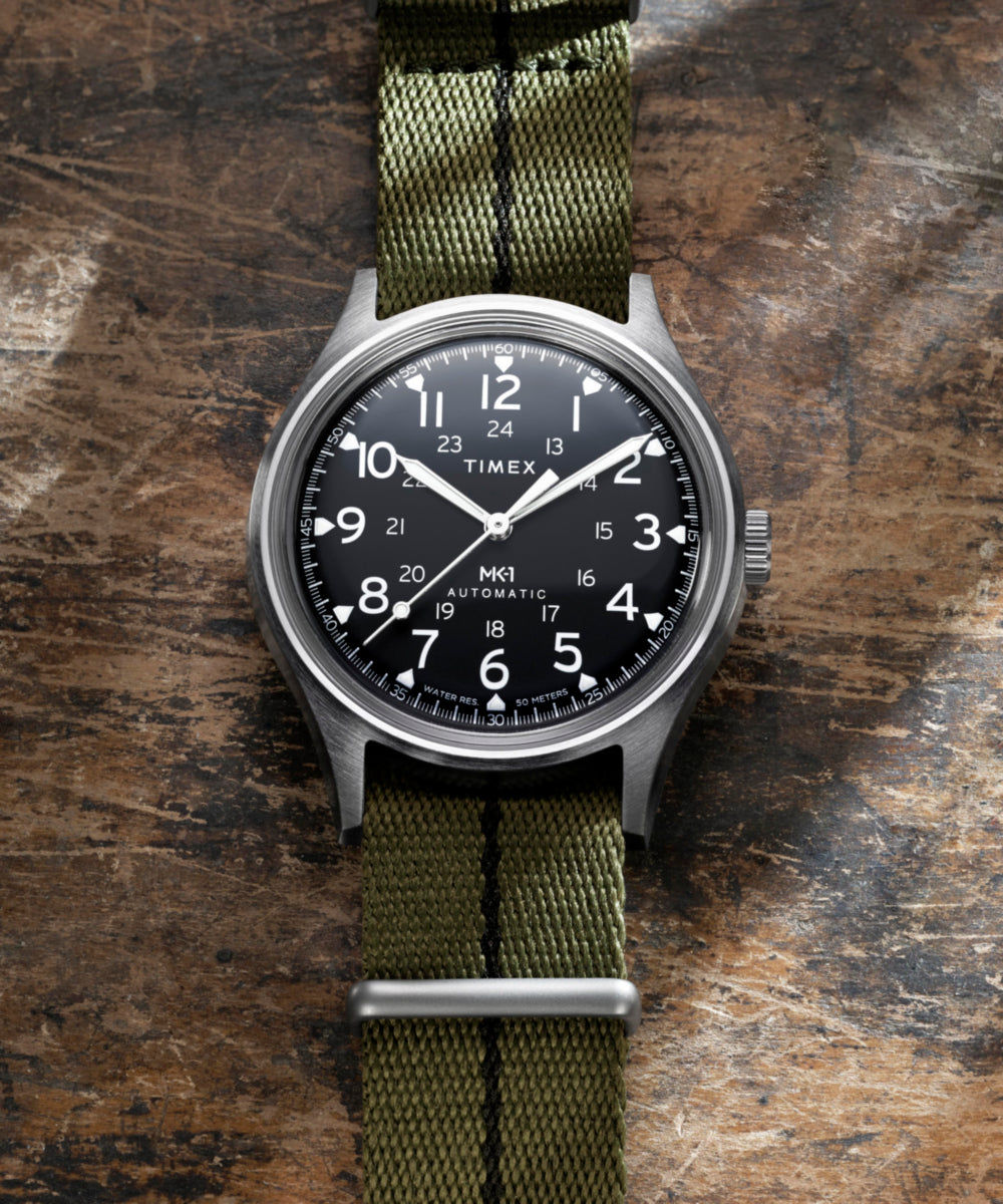 Timex MK1 Automatic 40mm Fabric Strap Watch
