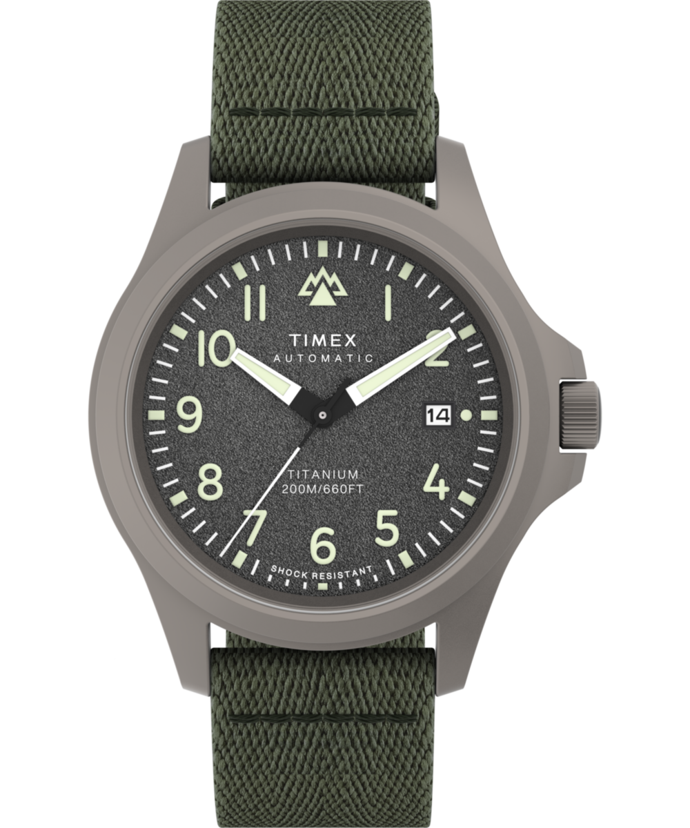 Timex Expedition Field Post Titanium Automatic 41mm Recycled Fabric Strap W