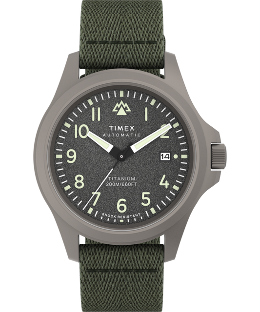 Timex Expedition Field Post Titanium Automatic 41mm Recycled Fabric Strap W