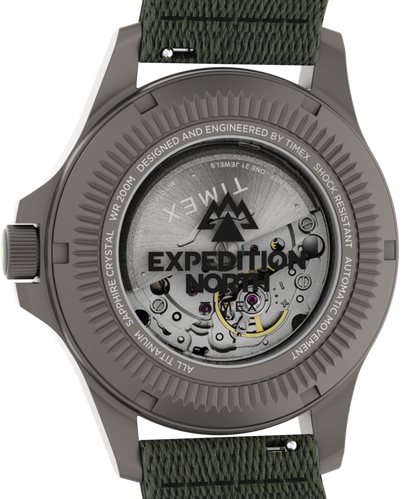 Timex Expedition Field Post Titanium Automatic 41mm Recycled Fabric Strap W